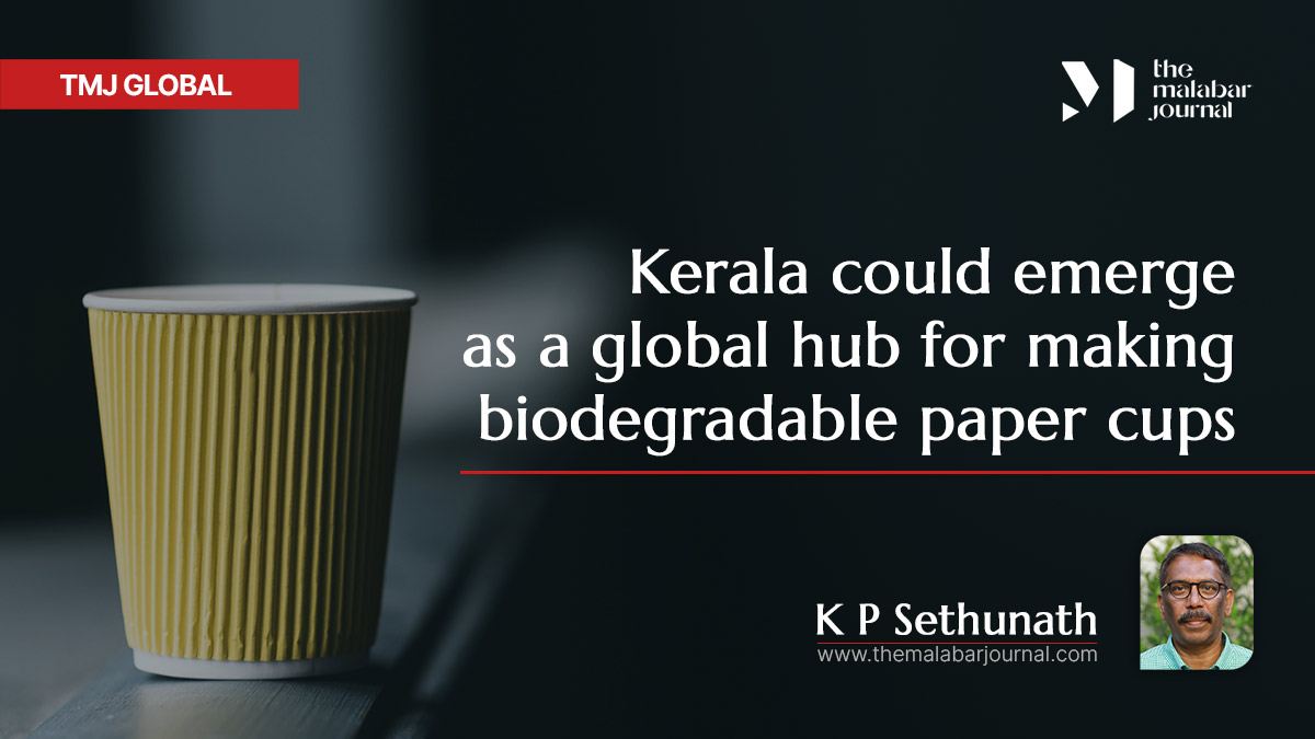 Kerala could emerge as a global hub for making biodegradable paper cups